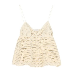 셀린느 크로셰 니트 탱크 탑