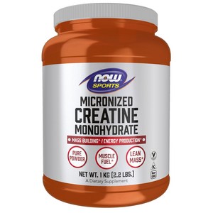 나우푸드 마이크로나이즈드 크레아틴 모노하이드레이트 분말, 1kg, 1개