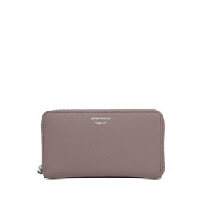 엠포리오아르마니 레터링 로고 집업 지갑