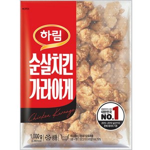 닭고기몰 하림 순살치킨 가라아게 (1kg 4봉), 4kg, 1개