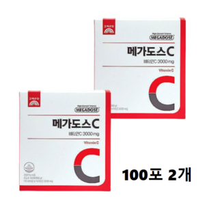 고려은단 메가도스C 비타민C, 100회분, 300g, 2개