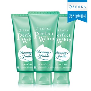 센카 퍼펙트 휩 아크네 케어 에이 클렌징폼, 100g, 3개