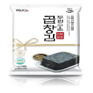 진도토종 두번 구운 진도 토종 곱창김 [ 10매 x 20봉 = 총 200매 ], 20개