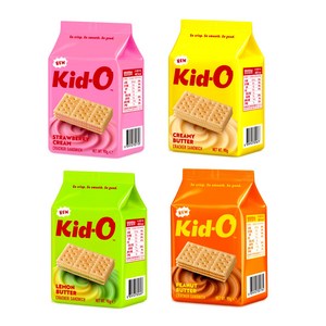 키도(딸기+피넛+레몬+크리미+크래커) 샌드위치 크래커 4종 90g
