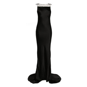 메종 마르지엘라 해머드 새틴 이브닝 드레스