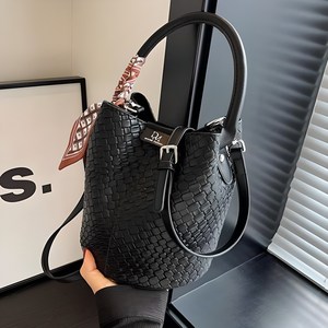 여성 패셔너블 대용량 버킷백