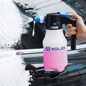 솔리드 전동 압축 분무기 세차폼건 1.5L 분사 소독 농약분무기 충전 무선 SOL-EP15, 솔리드 압축분무기, 1개