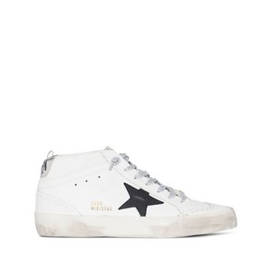 골든 구스 스타 패치 레이스업 스니커즈, Italy 42(KR 275), 화이트계열+블랙계열