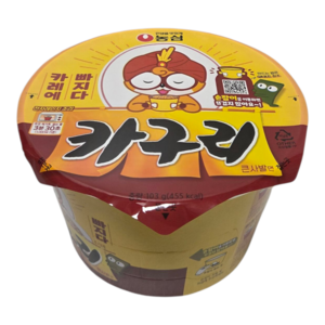 농심 카구리 큰사발면 103g, 16개