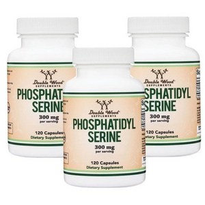 더블우드 포스파티딜세린 300mg 캡슐, 120정, 3개