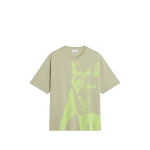메종키츠네 폭스 컵 티셔츠, 그린계열, Standard M(KR 100)