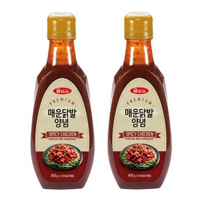 움트리 매운닭발양념, 450g, 2개