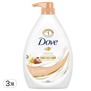 도브 수딩 코코넛 오트 바디워시, 1kg, 3개