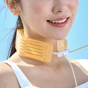 블루필 아이스쿨링 대용량 넥쿨러 와이드, free, 베이지 스트라이프, 1개