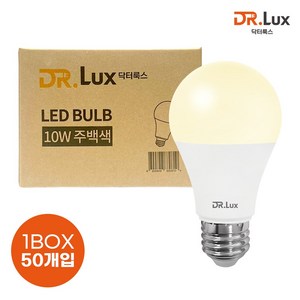 닥터룩스 LED 전구 10W, 50개, 주백색