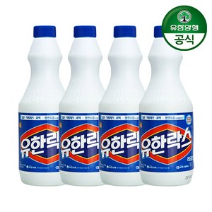 유한락스 레귤러, 1L, 4개