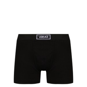 베르사체 90's 로고 골지 롱 복서 브리프, 블랙계열, Numeric 6