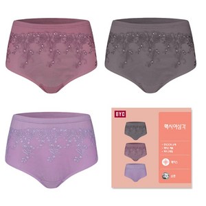 BYC 순면 100% 빅사이즈 여성 부인용 면스판 맥시 퀸즈 팬티