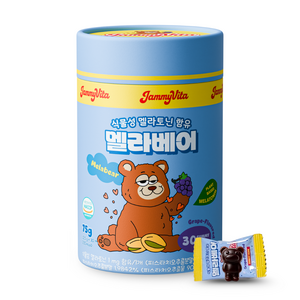 식물성 어린이 멜라토닌 젤리 멜라베어, 30정, 1박스