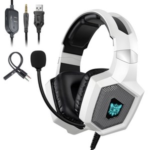 ONIKUMA 유선 게이밍 헤드셋 가상 7.1 RGB usb 노이즈캔슬링 마이크