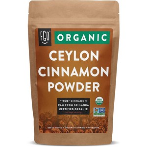 FGO Oganic Ceylon Cinnamon Powde 오가닉 실론 시나몬 파우더 100% Raw fom Si Lanka 베이킹 쿠키, 453g, 1개