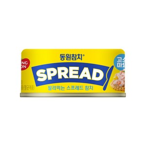 동원 참치 스프레드 고소마요 100g, 2개