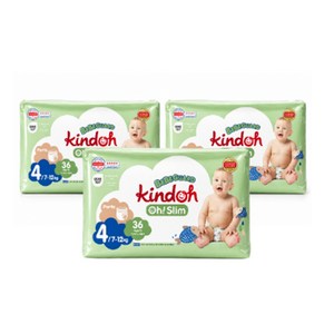 킨도 프리미엄 오슬림 베베가드 팬티형 기저귀 남녀 공용, 4단계, 108매