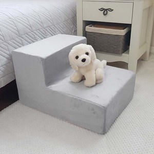 8 DECO 강아지 계단 펫 스텝 2단 커버만 (스펀지미포함), (커버만) 극세사 그레이