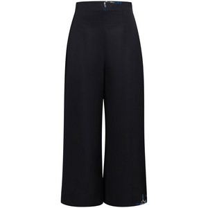 마르니 장식 스티치 크롭 팬츠