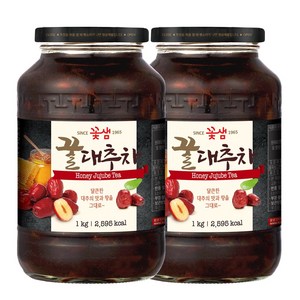 꽃샘 꿀대추차 1kg 2개세트, 1개입, 2개