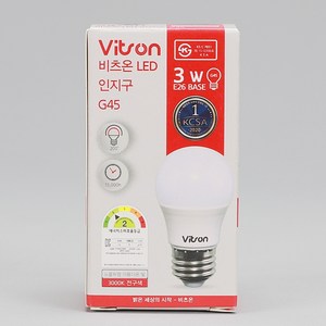 시그마램프 LED 인치구 3W E26, 전구색, 20개