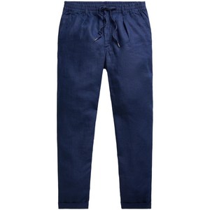폴로랄프로렌 드로스트링 웨이스트 리넨 팬츠, 블루계열, Standard S(KR 73.7)