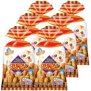 해태제과 맛동산, 70g, 6개