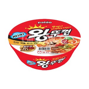 팔도 미니 왕뚜껑 80g 작은컵 컵라면 사발면, 1개