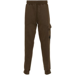 C.P.컴퍼니 렌즈 디테일 플리스 트랙팬츠, 그린계열, Standard XL