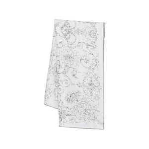 디올 파팔라 그로테스크 플로럴 프린트 스카프