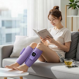 크린조 종아리 마사지기 | 무선 온열 & 공기압 강도조절 (지퍼형) 좌우 1set/발과 다리 피로 완벽 해소/K-709D