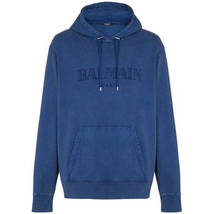 발망 로고 자수 후디, 블루계열, Standard XXL(KR 120)