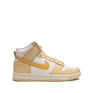 나이키 덩크 하이 페일 바닐라 스니커즈, US 8(KR 250), 베이지계열+화이트계열