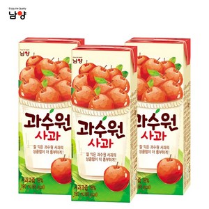 과수원 사과주스, 190ml, 96개