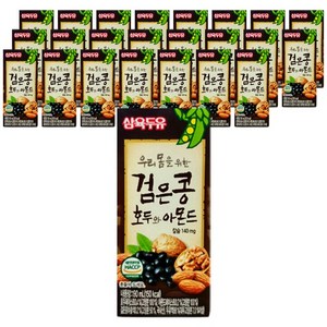 삼육두유 검은콩호두아몬드 두유, 190ml, 48개