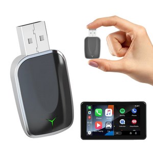 프리라이프 - 무선 Carplay와 Android Auto 2 in 1 스마트 카 어댑터 유선 차량 USB 플러그 앤 플레이 충전 필요 없음