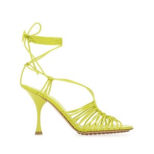 보테가 베네타 도트 랩 스타일 샌들 95mm, Europe 37(KR 240), 그린계열