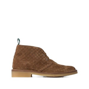 구찌 GG 패턴 레이스업 부츠, UK 6(KR 250), 브라운계열