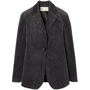 토리 버치 주름 코듀로이 블레이저