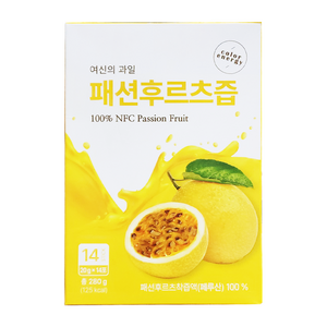 컬러에너지 여신의 과일 패션후르츠즙, 280g