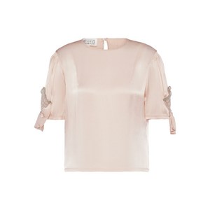 메종 마르지엘라 타이 소매 탑, 베이지계열, Italy 42(KR 66)