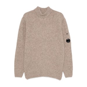 C.P.컴퍼니 렌즈 디테일 스웨터, 베이지계열, Standard XXL