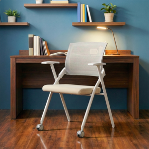 린백토리 LTY100S 학생 바퀴없는 허리 편한 공부 책상 사무실 회의실 접이식 메쉬 의자