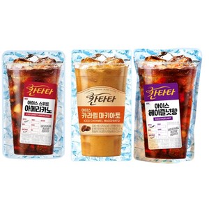 칸타타 아이스 230ml 헤이즐넛+카라멜마키아토+스위트 아메리 10팩씩 총 30팩, 1세트